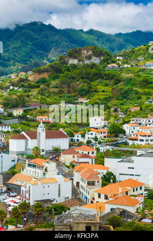 Porto da Cruz. Madeira, Portugal, Europa. Stockfoto