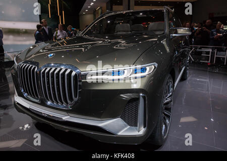 Frankfurt, Deutschland - 20. September 2017: BMW X7 iPerformance Concept auf der Frankfurt International Motorshow 2017 Stockfoto