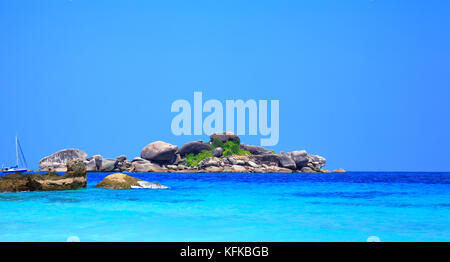 Ko Similan Island, Mu Ko Similan Nationalpark, Similan Inseln, Andamanensee, Thailand. Stockfoto