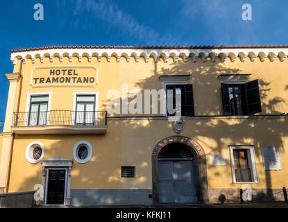 Tramontano Hotel. Geburtsort der berühmten italienischen Dichter Torquato Tasso, Autor von: "Jerusalem befreit" und "Aminta". Stockfoto