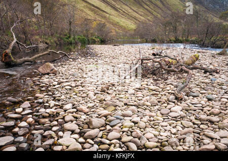 Der Fluss Mandel in sma "Glen, Perth und Kinross, Schottland Stockfoto