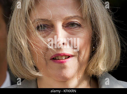 Theresa May auf dem Parteitag der Konservativen in Manchester. Oktober 2011. Stockfoto