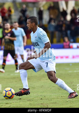 Benevento, Italien - 29 Oktober: Nani in Aktion bei einem Tim Übereinstimmung zwischen Benevento Calcio und SS Lazio Serie, bei Stadion Ciro vigorito von Benevent, Oktober 29, 2017 (Quelle: Marco iorio/alamy leben Nachrichten Stockfoto