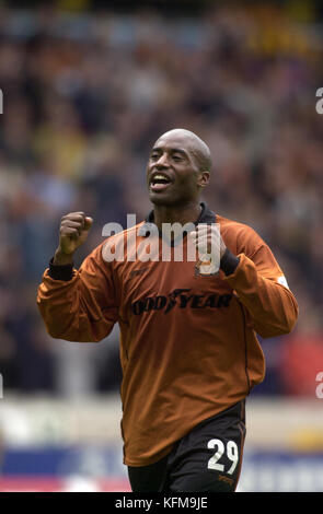 Wolverhampton Wanderers Sturridge foootballer Dekan April 2002 Stockfoto