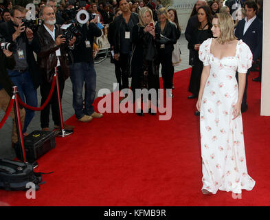 20.September 2017 - Margot Robbie Teilnahme an 'Goodbye Christopher Robin" Weltpremiere, Leicester Square in London, England, Großbritannien Stockfoto