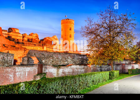 Targoviste, Rumänien - Chindia Turm, der ehemaligen Hauptstadt der Walachei Königreich, Dracula Stadt. Stockfoto