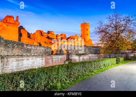 Targoviste, Rumänien - Chindia Turm, der ehemaligen Hauptstadt der Walachei Königreich, Dracula Stadt. Stockfoto