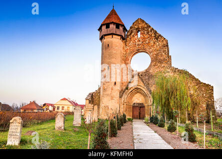 Carta, Rumänien - Carta Kloster, ehemalige Zisterzienser (Benediktiner) religiöse Architektur in Siebenbürgen. Stockfoto