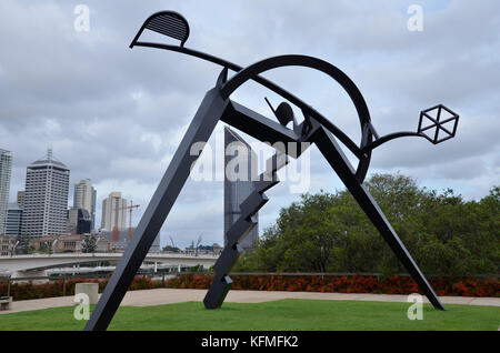 Der Queensland Art Gallery auf der South Bank, Brisbane, Queensland Stockfoto