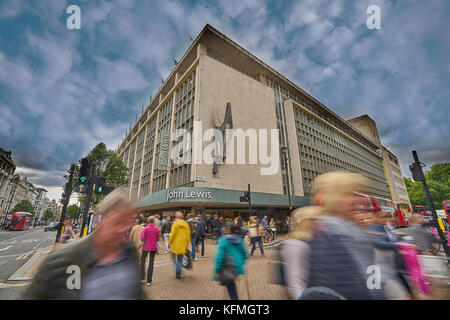 John Lewis Department Store Oxford Street Stockfoto