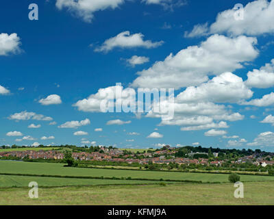 Ländliche Landschaft in der Nähe von Grantham, Lincolnshire, England, Großbritannien Stockfoto