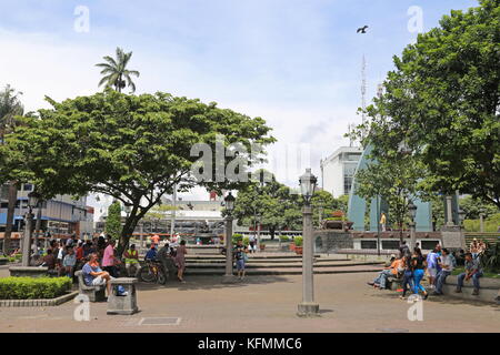 Parque Central, San José, San José Provinz, Central Highlands, Costa Rica, Mittelamerika Stockfoto