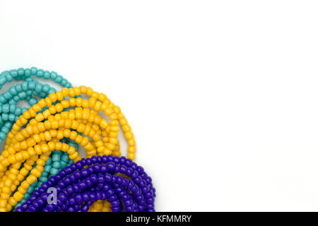 Modische Hintergrund Der beeded Halsketten Stockfoto