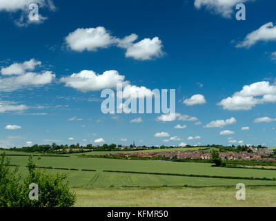 Ländliche Landschaft in der Nähe von Grantham, Lincolnshire, England, Großbritannien Stockfoto