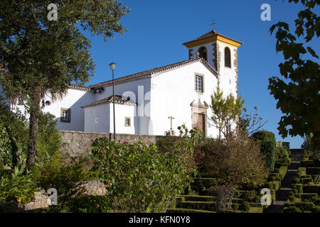 Marvão Stadtmuseum und Igreja de Sao Tiago Kirche, Portugal Stockfoto