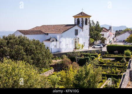 Marvão Stadtmuseum und Igreja de Sao Tiago Kirche, Portugal Stockfoto