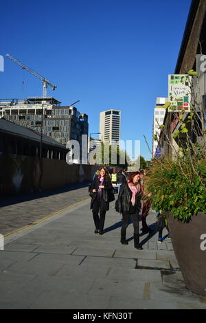 Uk, London, Kings Cross, stabile Straße Stockfoto