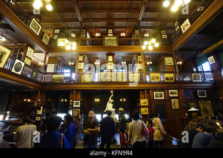 Interieur der Bibliothek von Thomas Edison im Thomas Edison National Historical Park. West Orange, New Jersey, USA Stockfoto