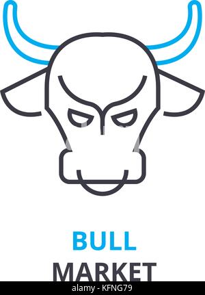 Hausse Konzept, Gliederung Symbol, lineare Zeichen, dünne Linie Piktogramm, Logo, Illustration, Vektor Stock Vektor