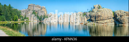 Sylvan Lake in den Black Hills von South Dakota Stockfoto