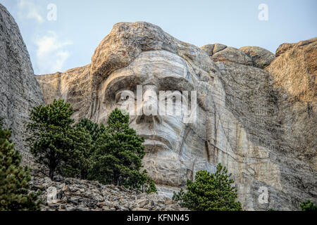 27. August 2017: Mount Rushmore National Monument in South Dakota Stockfoto