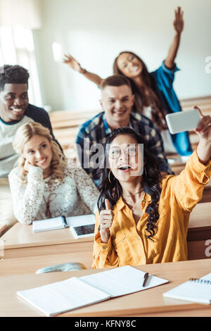 nehmen selfie Stockfoto