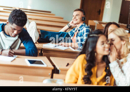 Multiethnischen Studenten in der Klasse Stockfoto