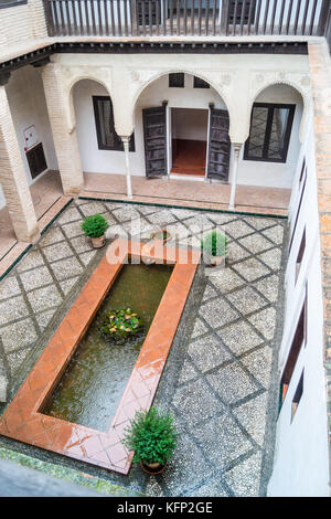 Casa Horno de Oro, Haus des muslimischen Zeitraum Kaufmann, Albaícin, Granada, Andalusien, Spanien Stockfoto