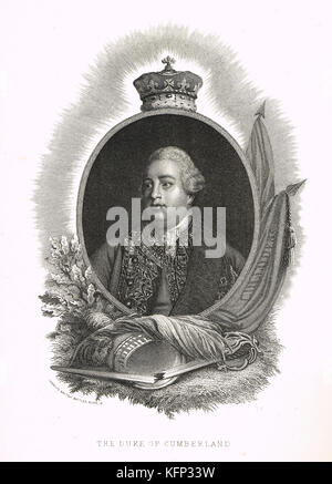 Prinz William Augustus, Herzog von Cumberland, 1721-1765 Stockfoto