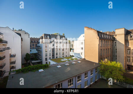 Apartment House Courtyard in Berlin, Deutschland Stockfoto