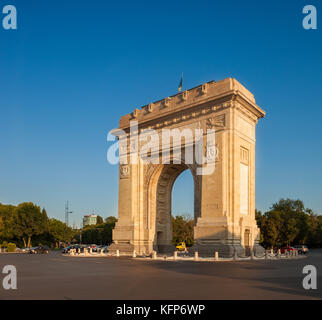 Der arcul de triumf (triumph Arch), Bukarest, Rumänien Stockfoto