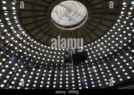 Decke Interieur des Crystal Palace, gewölbte Pavillon Porto Portugal Stockfoto