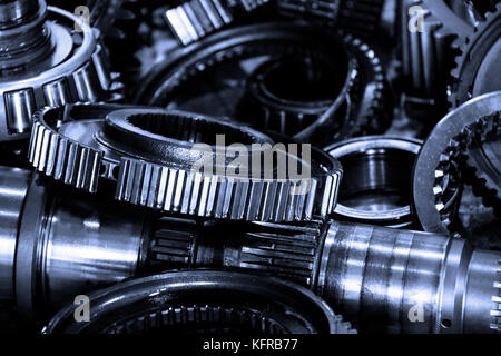 Close-up Auto Motor Verbrennungsmotor. Stockfoto