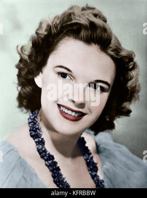 Judy Garland - Porträt - amerikanische Sängerin und Schauspielerin - 10 Juni 1922 - 22. Juni 1969 - Foto: unbekannt Stockfoto