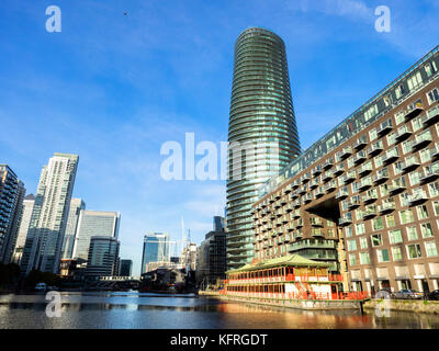 Arena Tower in Canary Wharf - London, England Stockfoto