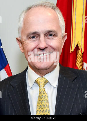 Australiens Premierminister Malcolm Turnbull Stockfoto