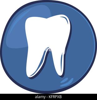 Editierbare zahnmedizinische Symbol Vektor Grafik Design Illustration Stock Vektor