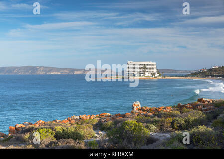 Beacon Island Resort und Hobie Beach, Plettenberg Bay, Western Cape, Südafrika Stockfoto