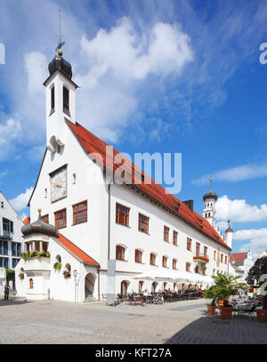 Rathaus, Kempten, Allgäu, Bayern, Deutschland, Europa I Rathaus, Altstadt, Kempten, Allgäu, Oberschwaben, Bayern, Deutschland Stockfoto