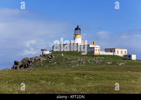 Neist Point Lighthouse auf der Insel Skye, Innere Hebriden, Scottish Highlands, Schottland, UK Stockfoto