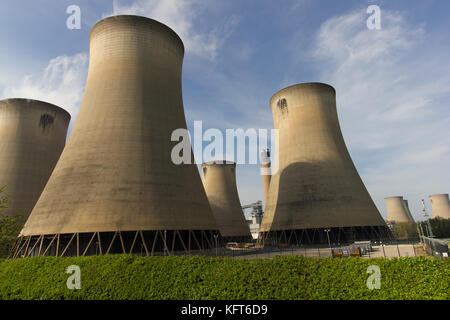 Kohlekraftwerk Drax Stockfoto