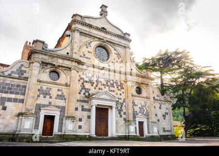 Abbazia di praglia Fassade (praglia Abtei) Euganeischen Hügel - Colli Euganei - Padua (Padova) - Italien Stockfoto