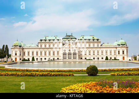 Oberes Belvedere, Wien, Österreich, EU Stockfoto