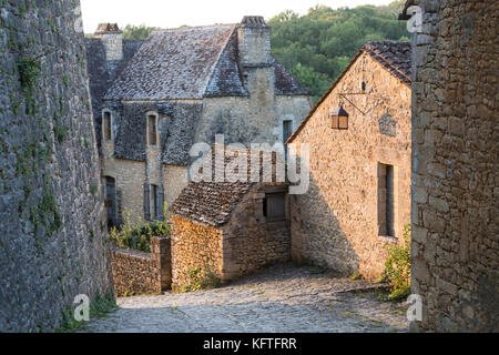 Mittelalterliche Dorf Beynac et Cazenac, Dordogne, Frankreich Stockfoto