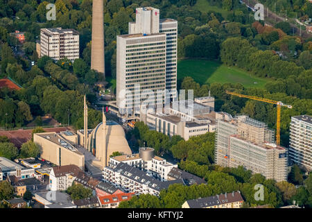 Kölner Zentralmoschee, Moschee, im Fuchsstraße-Innenraum Kanalstraße, muslimisches Gotteshaus, Köln, Rheinland, Nordrhein-Westfalen, Deutschland Stockfoto