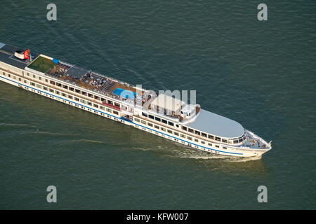 Rheinkreuzfahrtschiff Statendam, Kreuzfahrt, Binnenschifffahrt auf dem Rhein, Ausflugsschiff, Ausflugsschiff, Rhein, Köln, Rheinland, Nordrhein-Westfalen, Ge Stockfoto