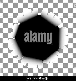 Mockup Papier Seite werben Stock Vektor