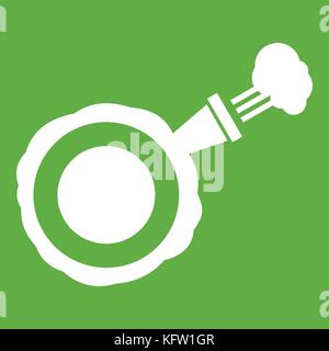 Furzkissen Symbol grün Stock Vektor