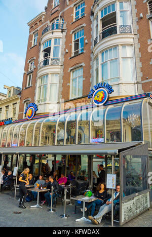 Die Bulldogge, Coffee Shop, Leidseplein, Amsterdam, Niederlande Stockfoto