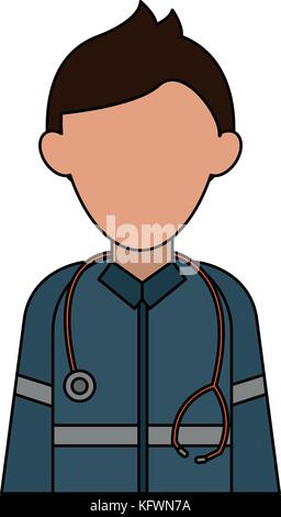 Sanitäter avatar icon image Stock Vektor